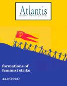 Cover for issue 'Formations of Feminist Strike' of the journal 'Atlantis'