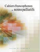 Cover for issue 'Volume 23, Number 2, 2023' of the journal 'Cahiers francophones de soins palliatifs'