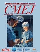 Cover for issue 'Volume 15, Number 1, 2024' of the journal 'Canadian Medical Education Journal / Revue canadienne de l'éducation médicale'