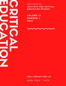 Cover for issue 'Volume 14, Number 2, 2023' of the journal 'Critical Education'