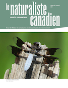 Cover for issue 'Volume 147, Number 2, Fall 2023' of the journal 'Le Naturaliste canadien'