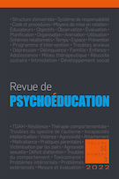 Cover for issue 'Des communautés bienveillantes pour soutenir le bien-être des enfants et des familles' of the journal 'Revue de psychoéducation'