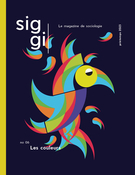 Couverture du numéro 'Les couleurs' de la revue 'Siggi'